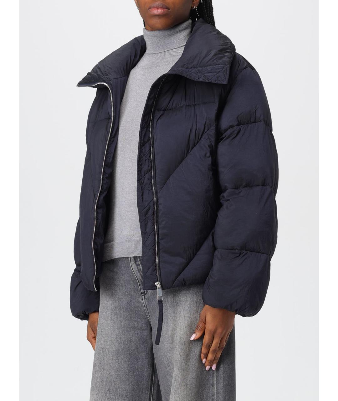 HUGO BOSS Синий полиамидовый пуховик, фото 4