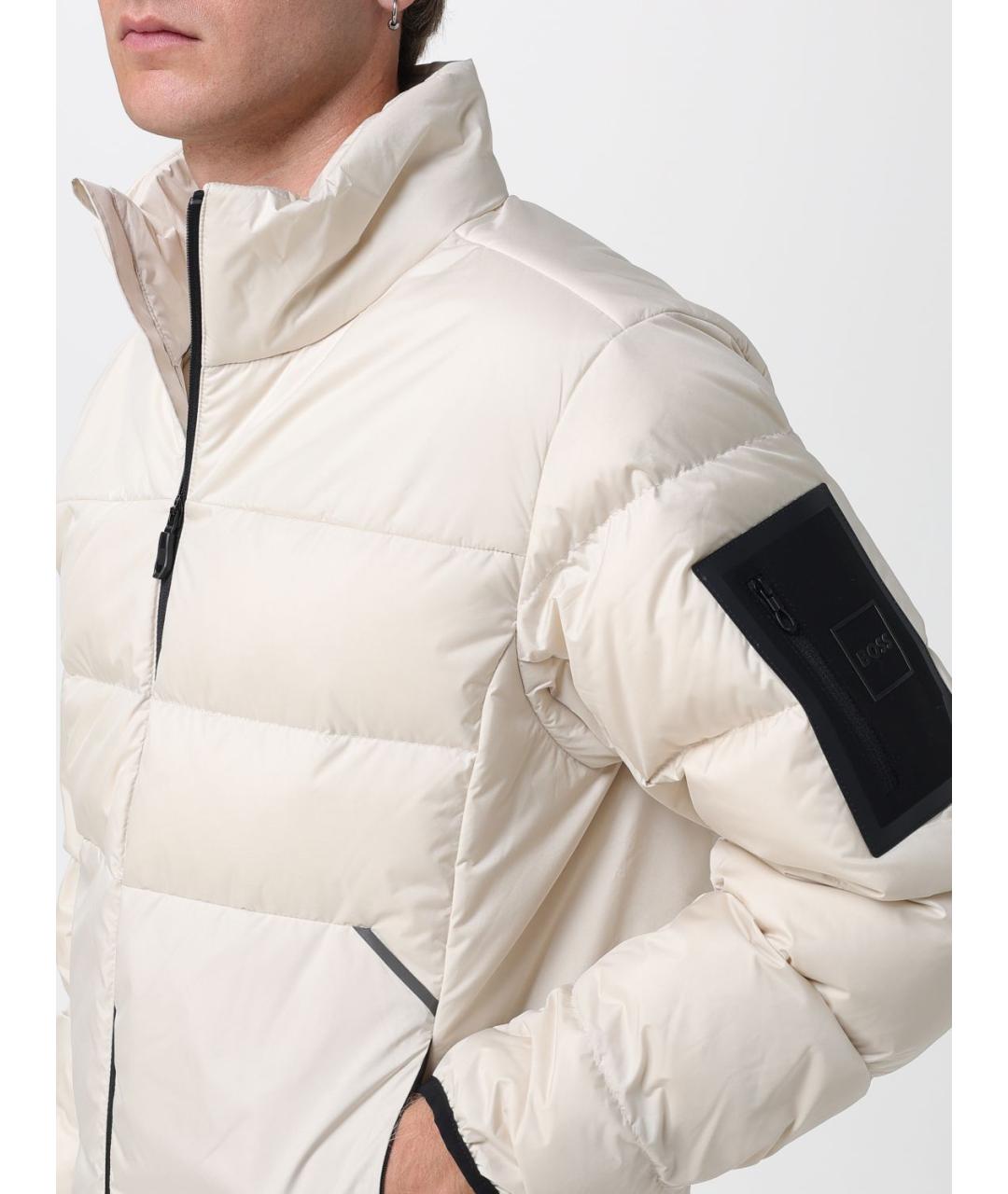 HUGO BOSS Белая полиэстеровая куртка, фото 4