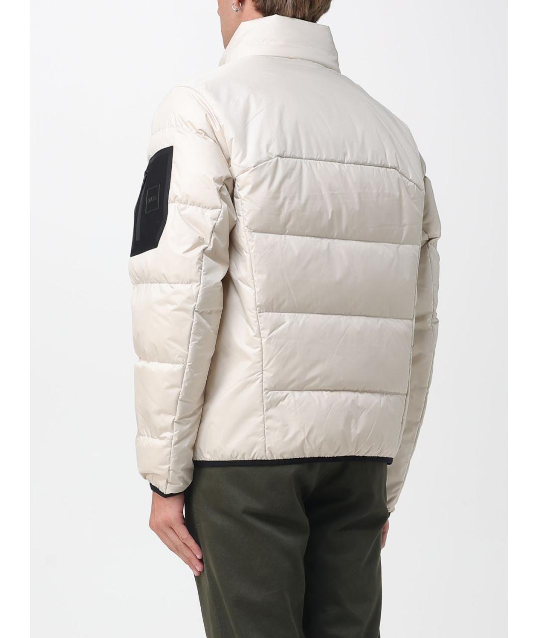 HUGO BOSS Белая полиэстеровая куртка, фото 2