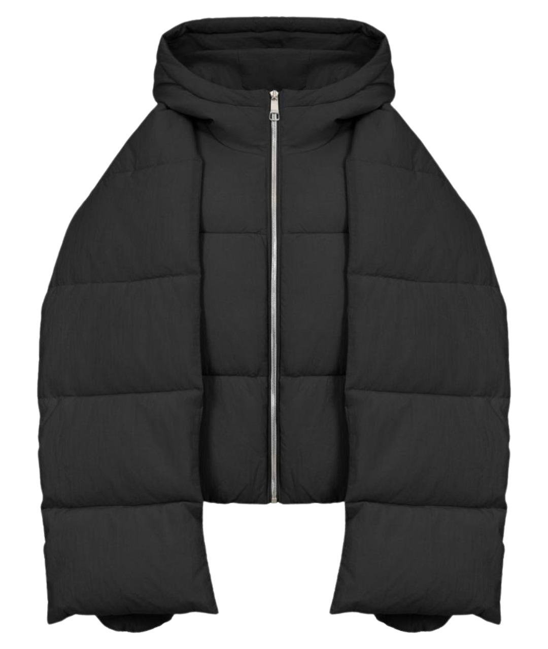 HUGO BOSS Черный полиамидовый пуховик, фото 1