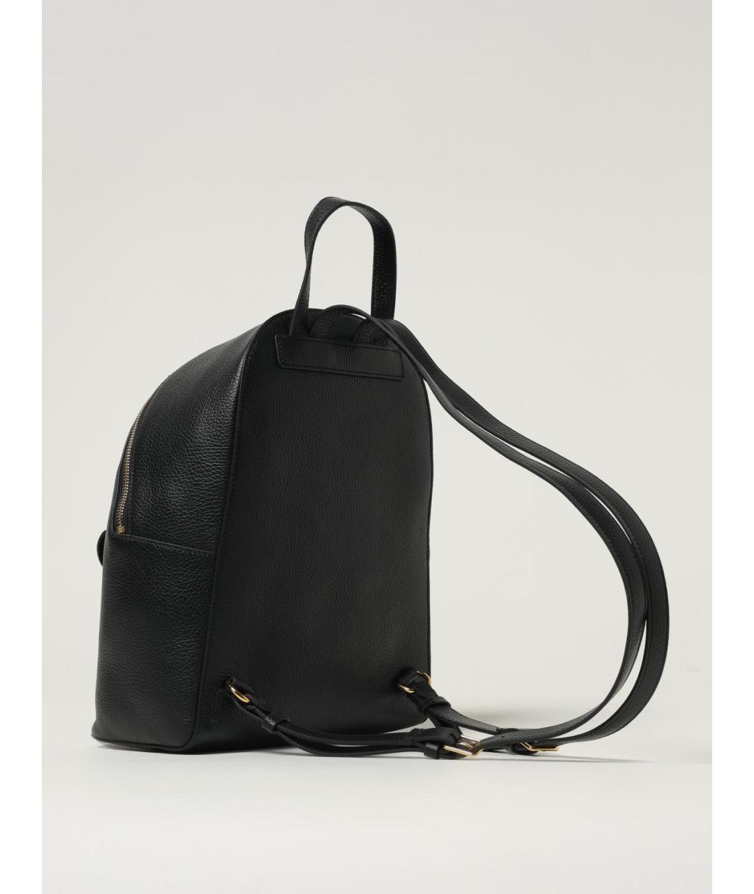 COCCINELLE Черный кожаный рюкзак, фото 2