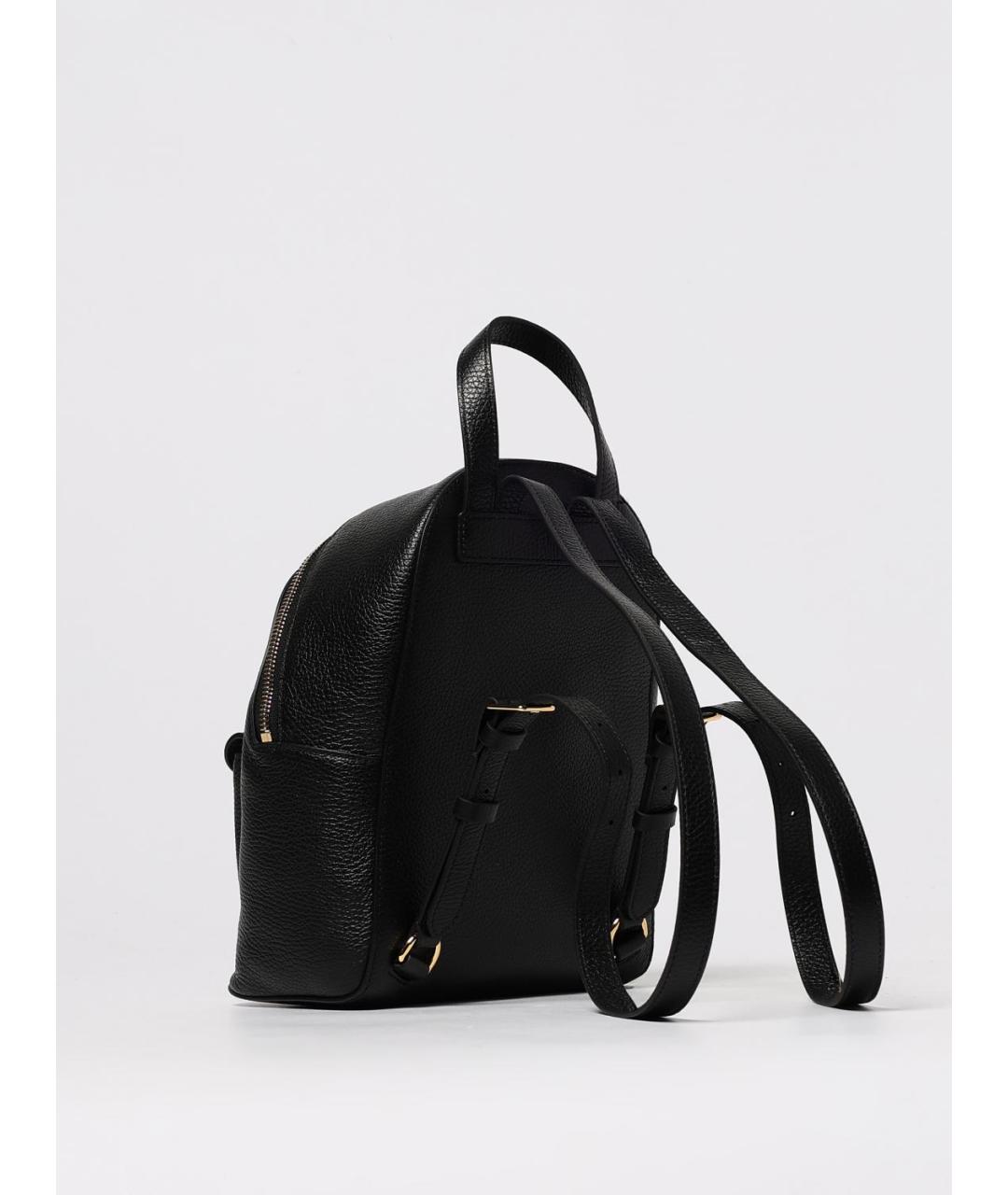 COCCINELLE Черный кожаный рюкзак, фото 2