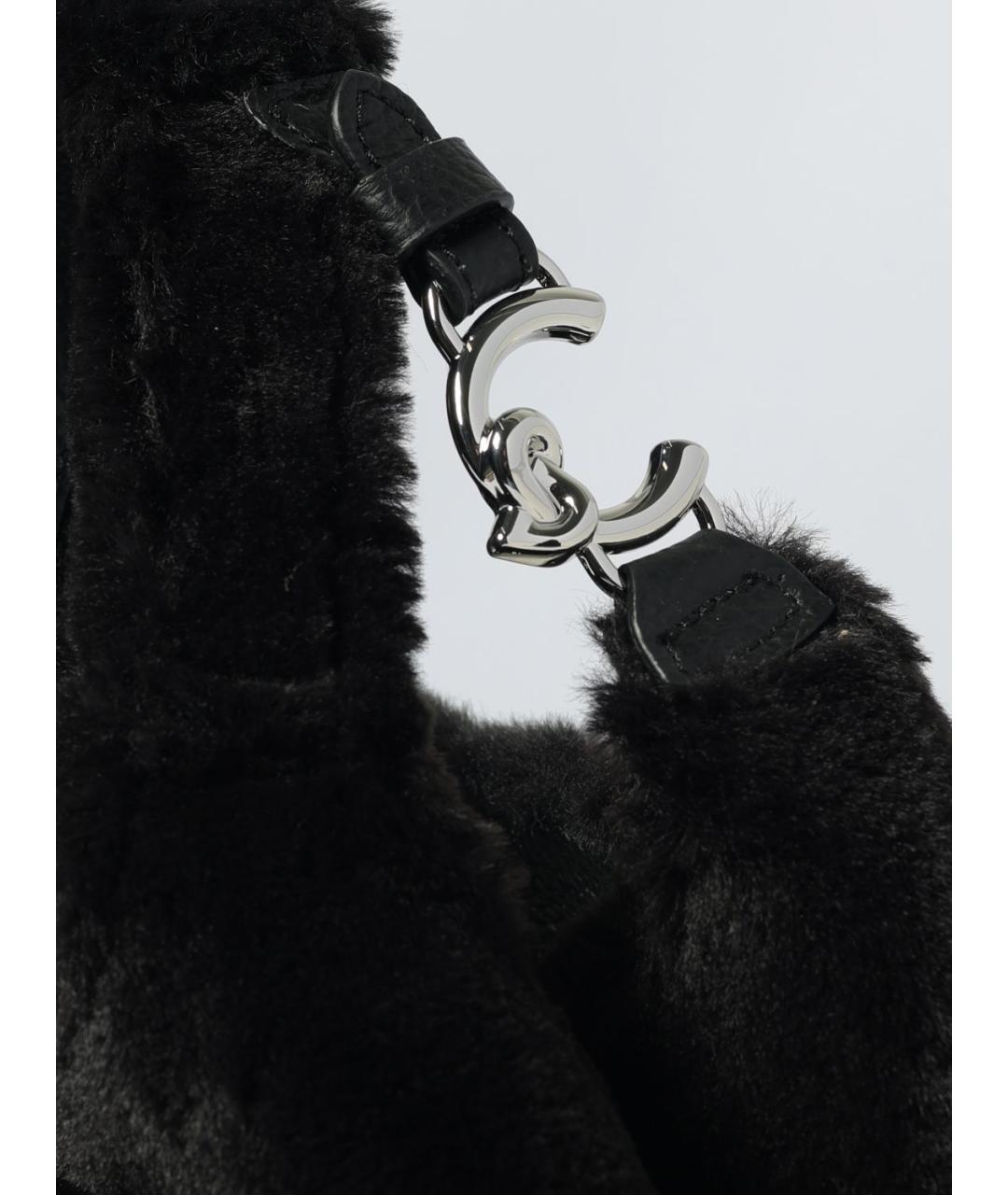 COCCINELLE Черная синтетическая сумка через плечо, фото 3