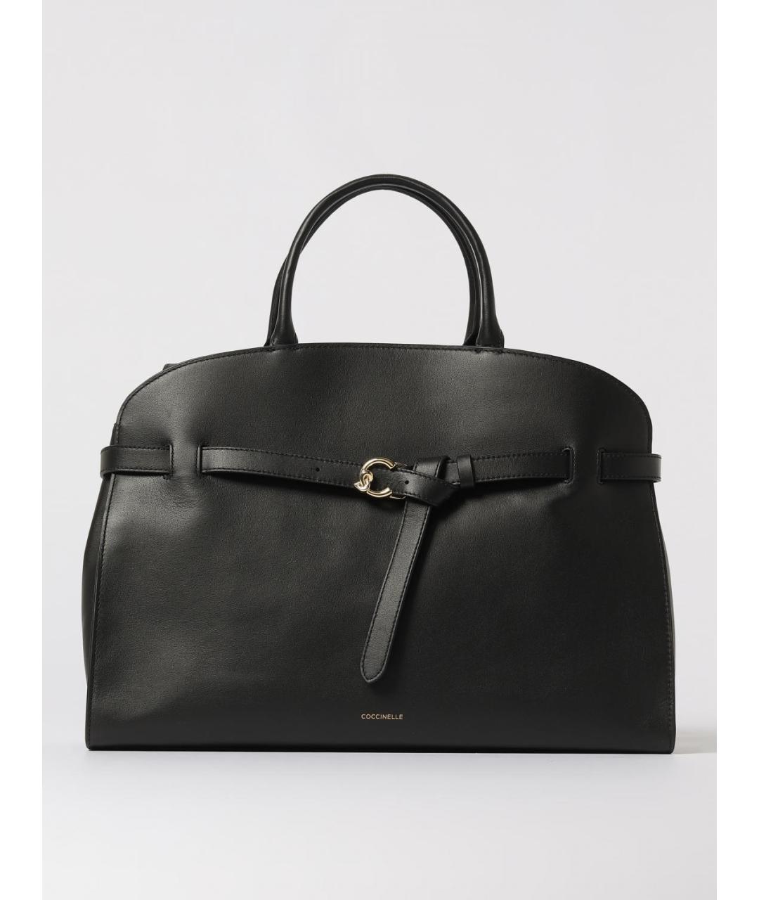 COCCINELLE Черная кожаная сумка через плечо, фото 4