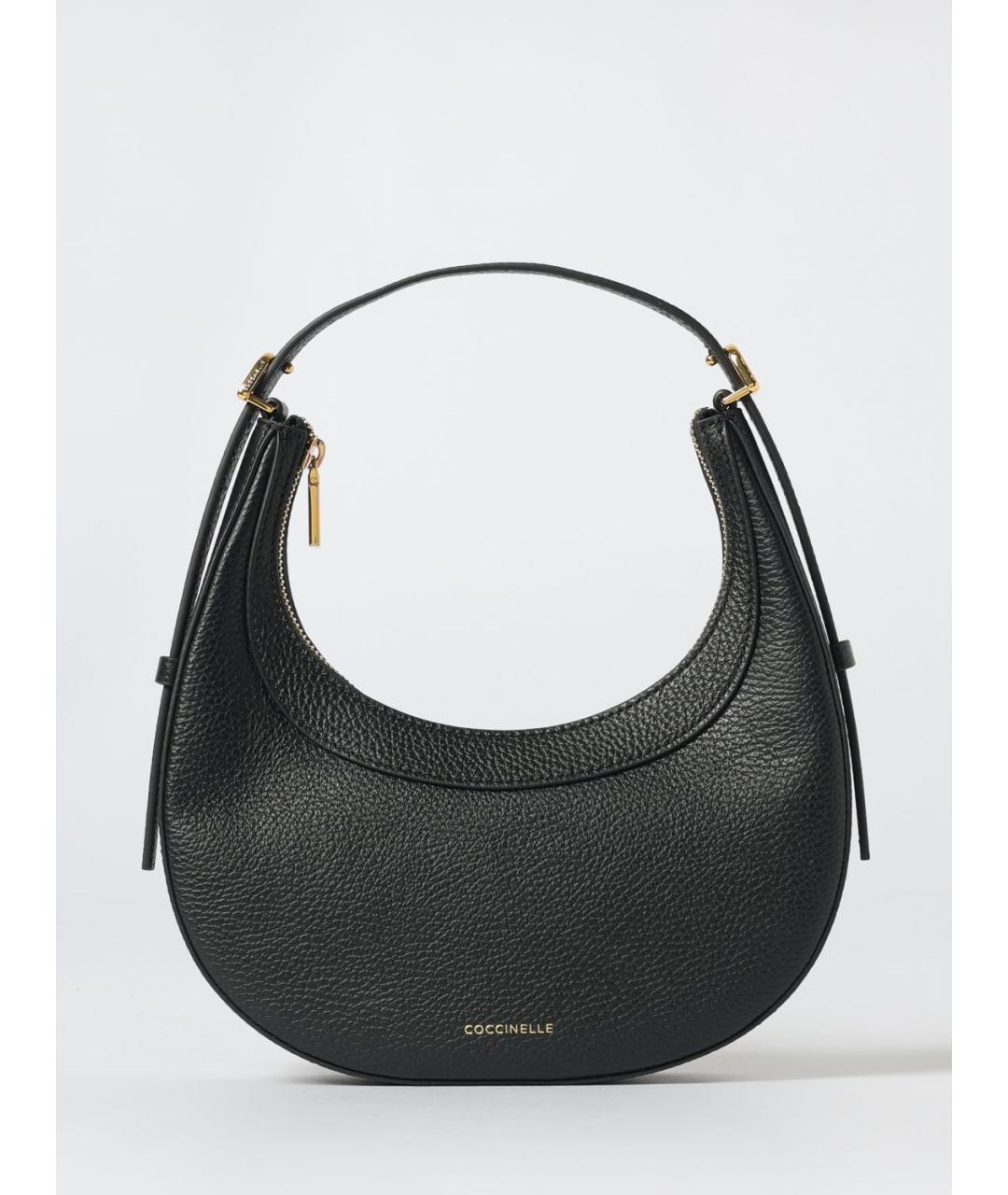 COCCINELLE Черная кожаная сумка через плечо, фото 5