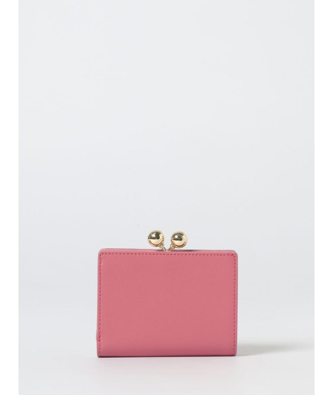 FURLA Розовый кожаный кошелек, фото 3