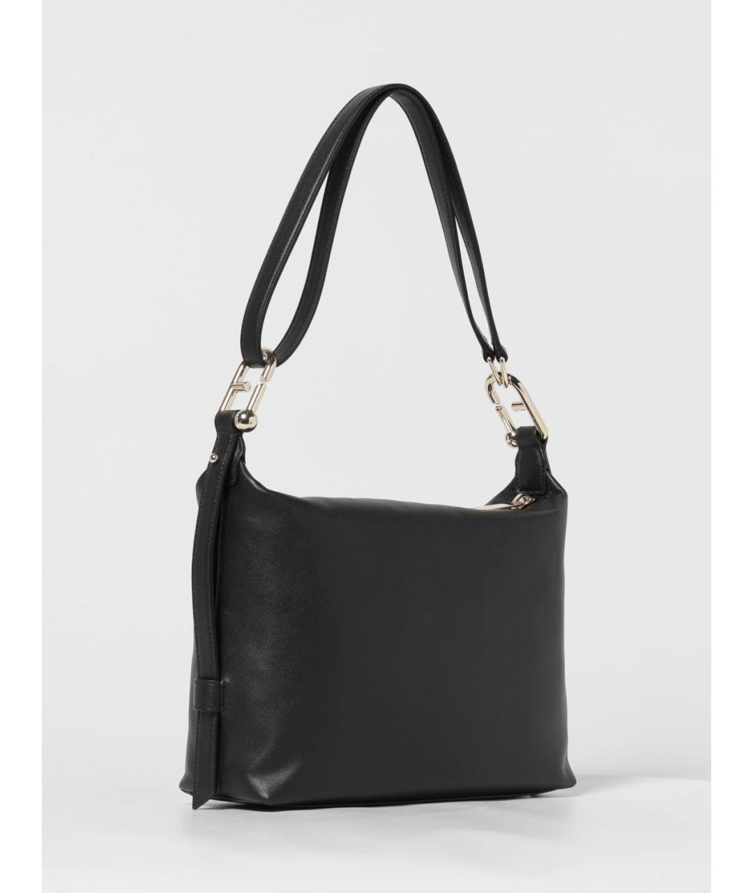 FURLA Черная кожаная сумка через плечо, фото 2