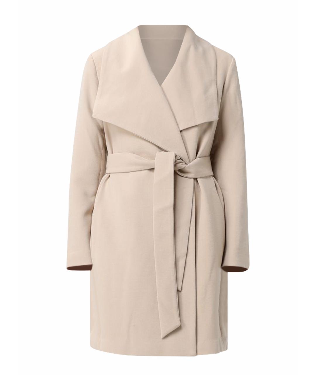 RALPH LAUREN Бежевое шерстяное пальто, фото 1