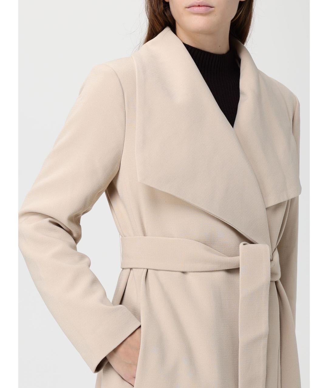 RALPH LAUREN Бежевое шерстяное пальто, фото 3