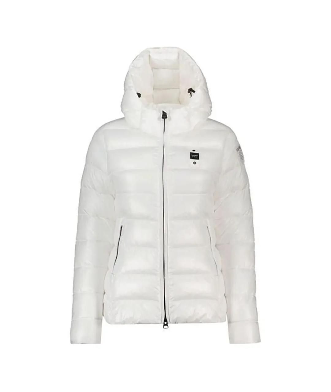 BLAUER Белый полиамидовый пуховик, фото 1