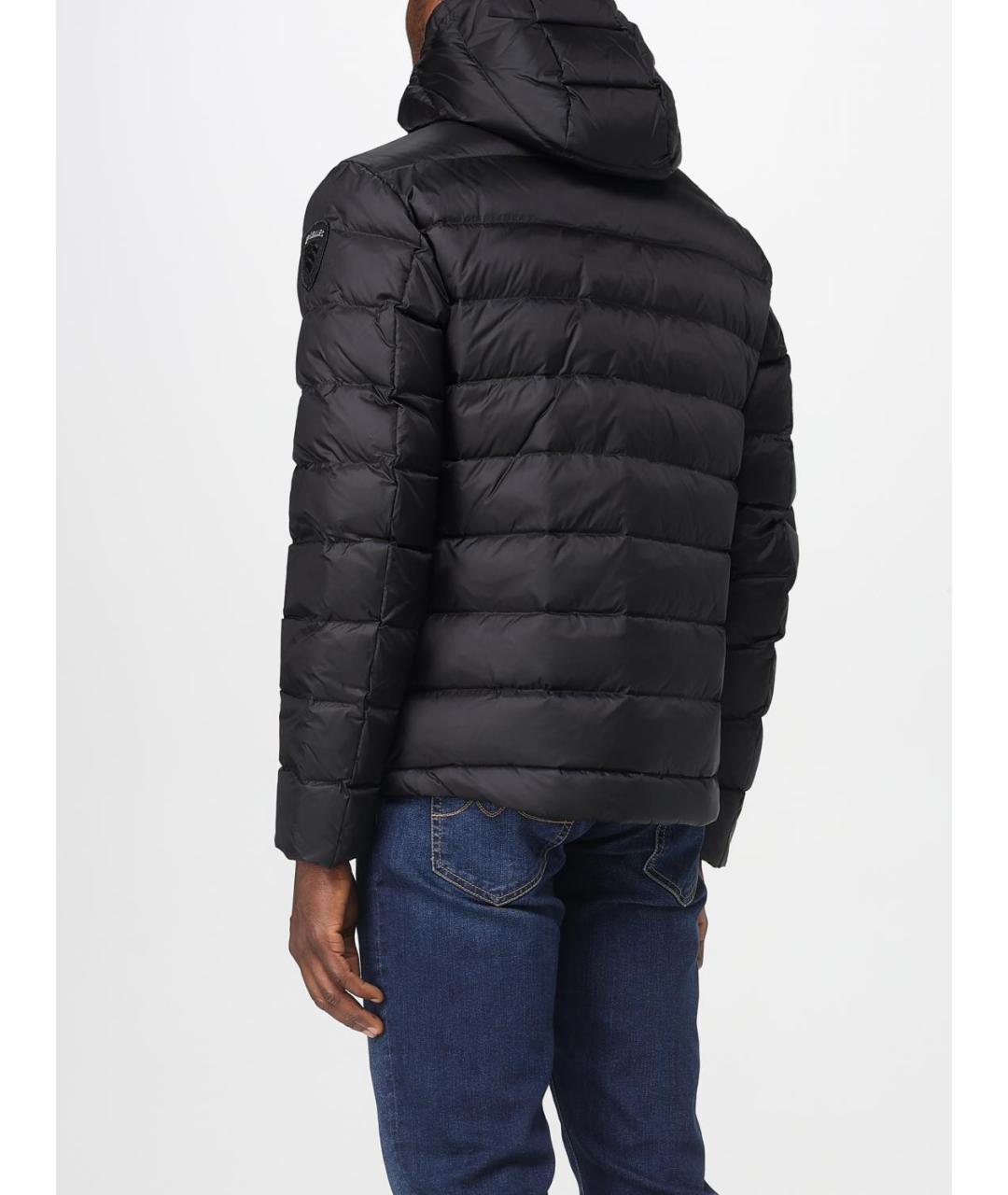 BLAUER Черная полиэстеровая куртка, фото 2