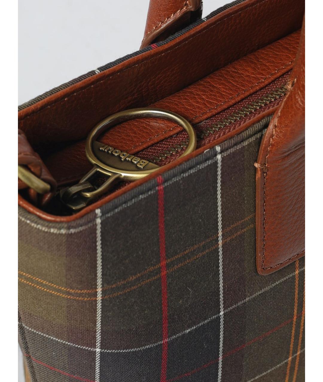 BARBOUR Мульти тканевая сумка с короткими ручками, фото 3