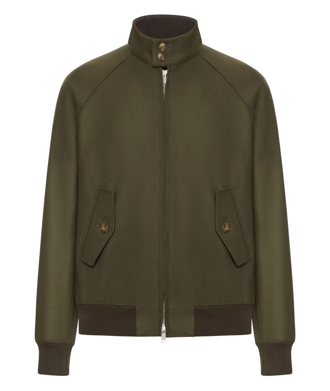 BARACUTA Зеленая шерстяная куртка, фото 1