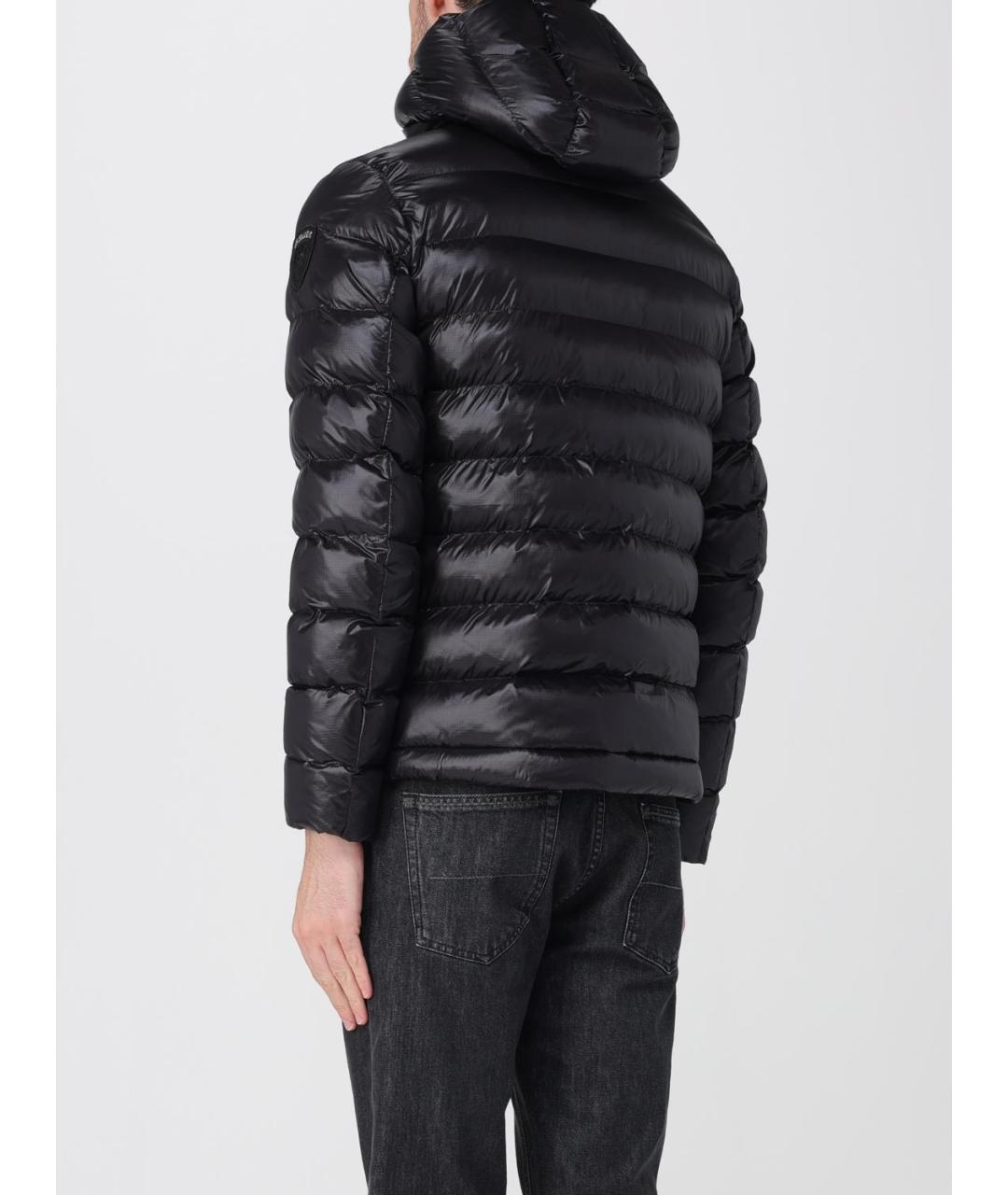 BLAUER Черная полиэстеровая куртка, фото 2
