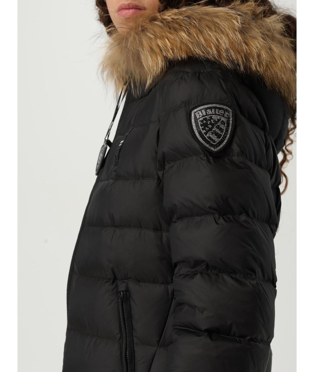 BLAUER Черная полиамидовая куртка, фото 4