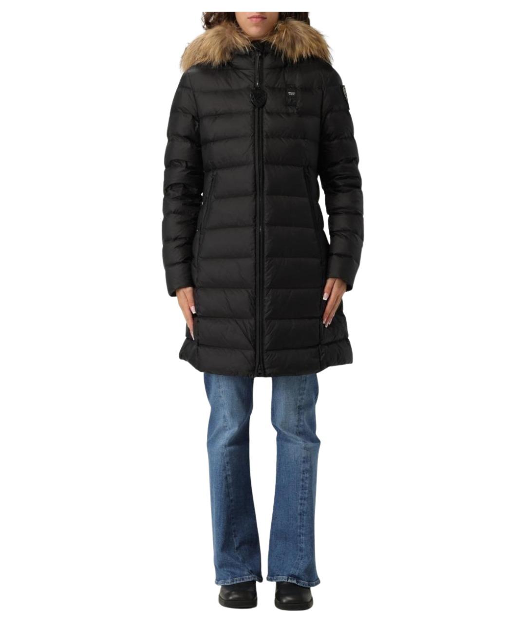 BLAUER Черная полиамидовая куртка, фото 1