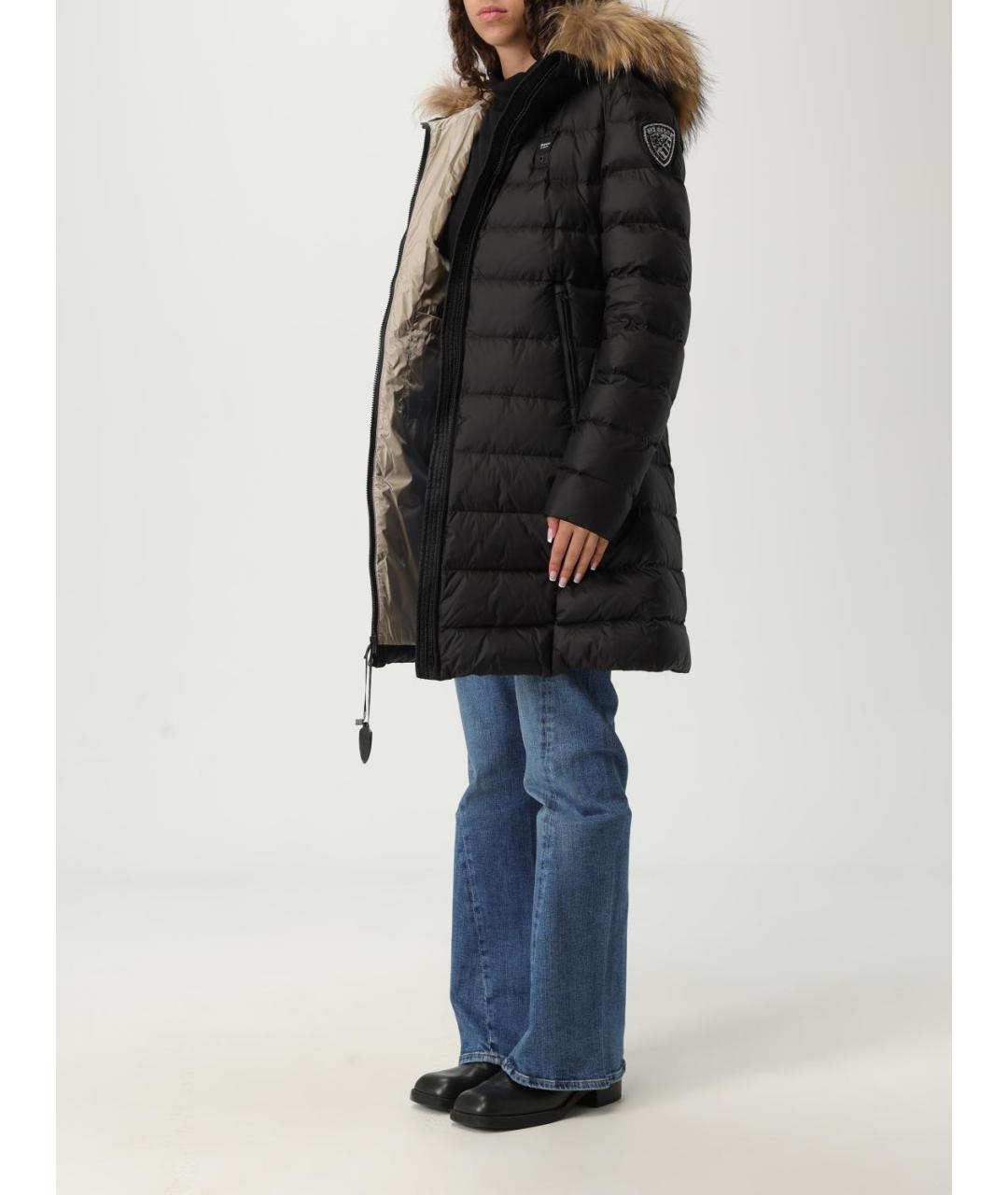 BLAUER Черная полиамидовая куртка, фото 3