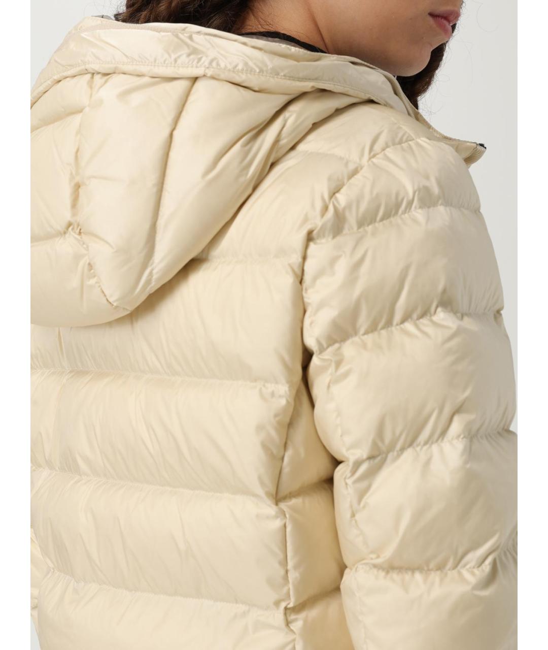 BLAUER Бежевый полиэстеровый пуховик, фото 5