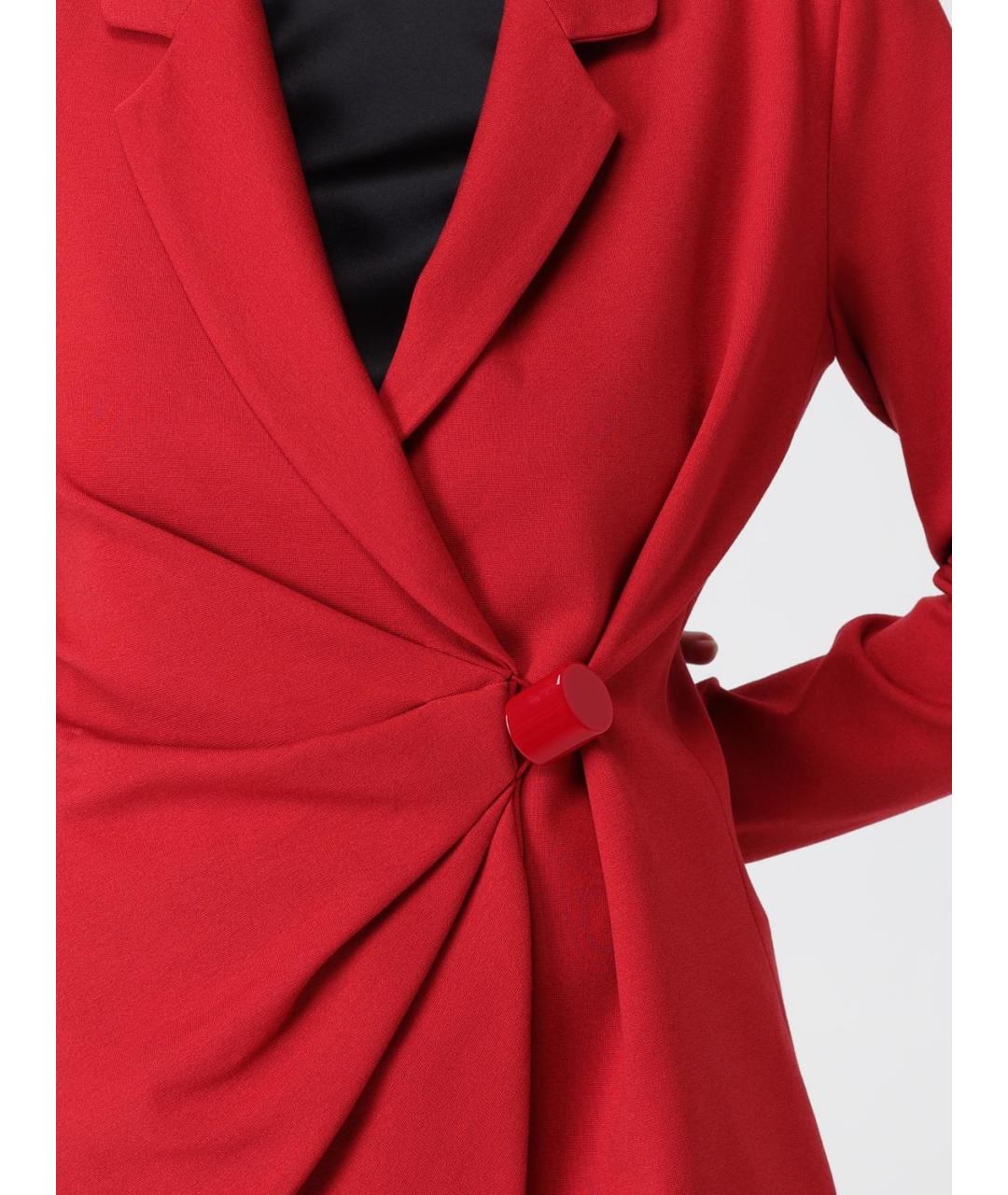 EMPORIO ARMANI Красный полиамидовый жакет/пиджак, фото 4