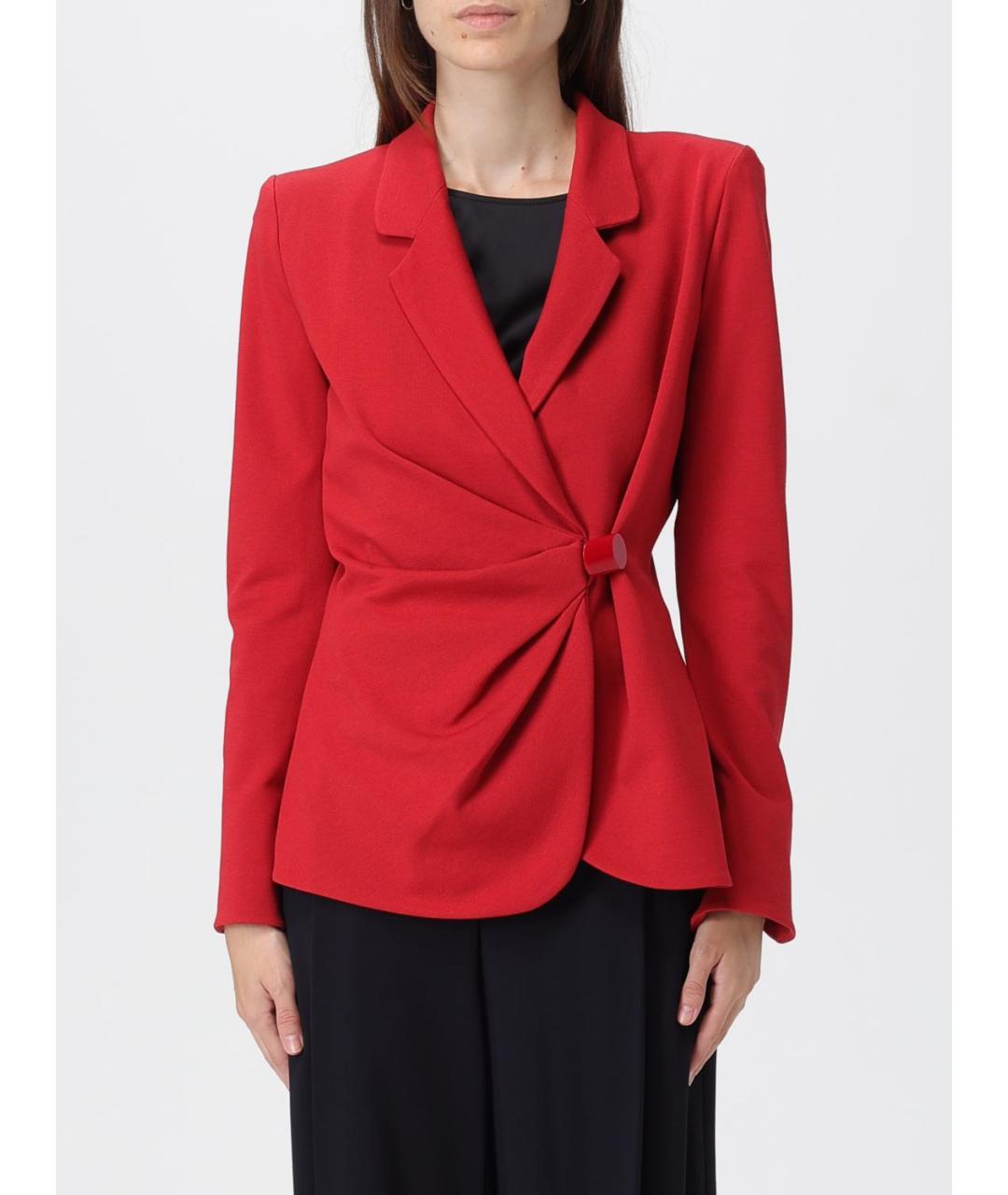 EMPORIO ARMANI Красный полиамидовый жакет/пиджак, фото 5