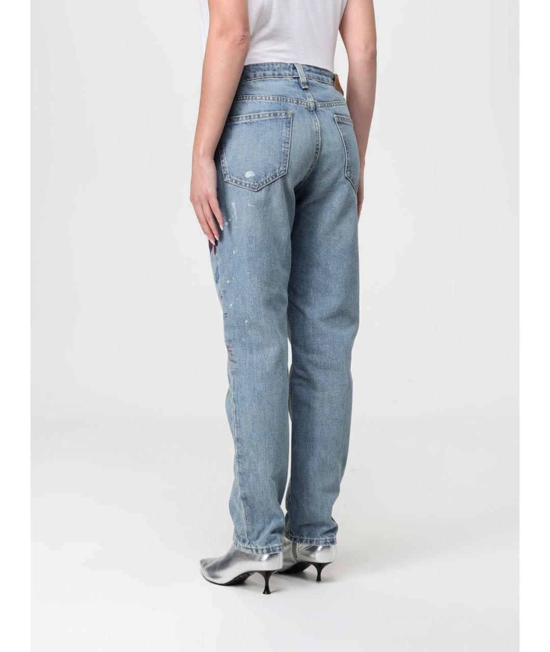 RALPH LAUREN Хлопковые прямые джинсы, фото 2