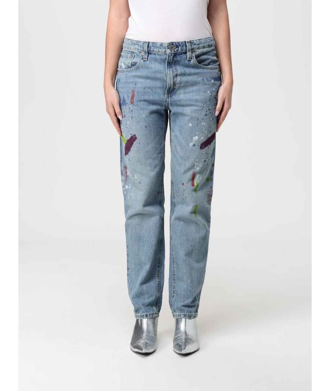 RALPH LAUREN Хлопковые прямые джинсы, фото 4