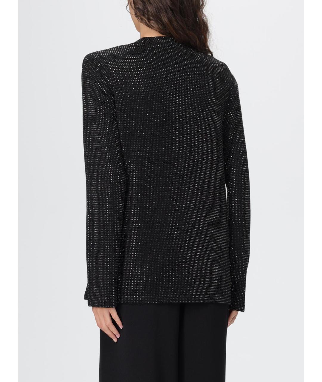 EMPORIO ARMANI Черный шерстяной жакет/пиджак, фото 2