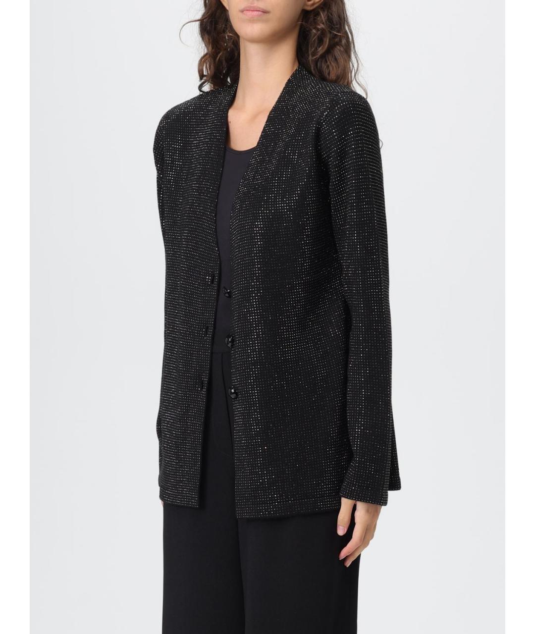 EMPORIO ARMANI Черный шерстяной жакет/пиджак, фото 3