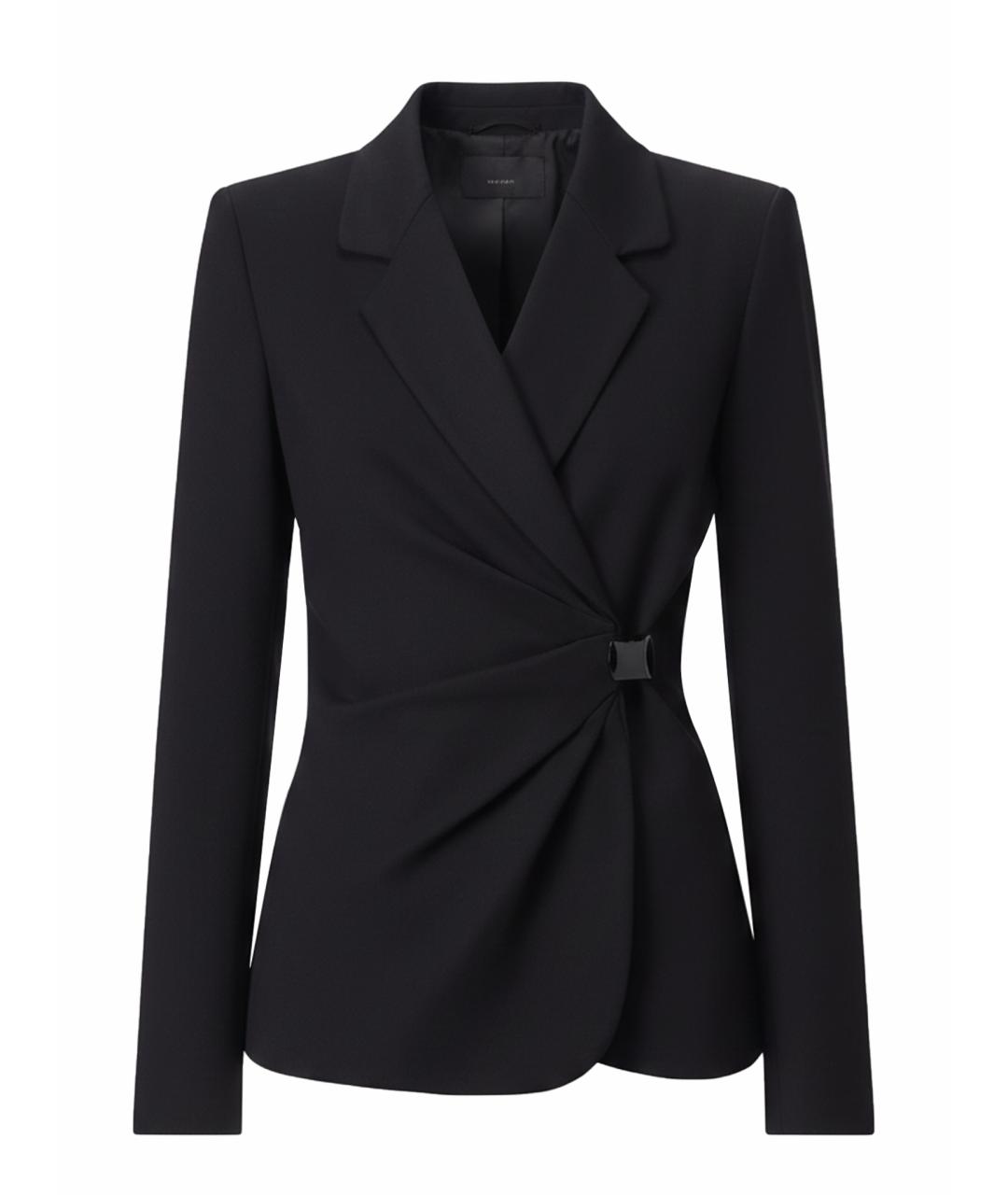 EMPORIO ARMANI Черный полиамидовый жакет/пиджак, фото 1