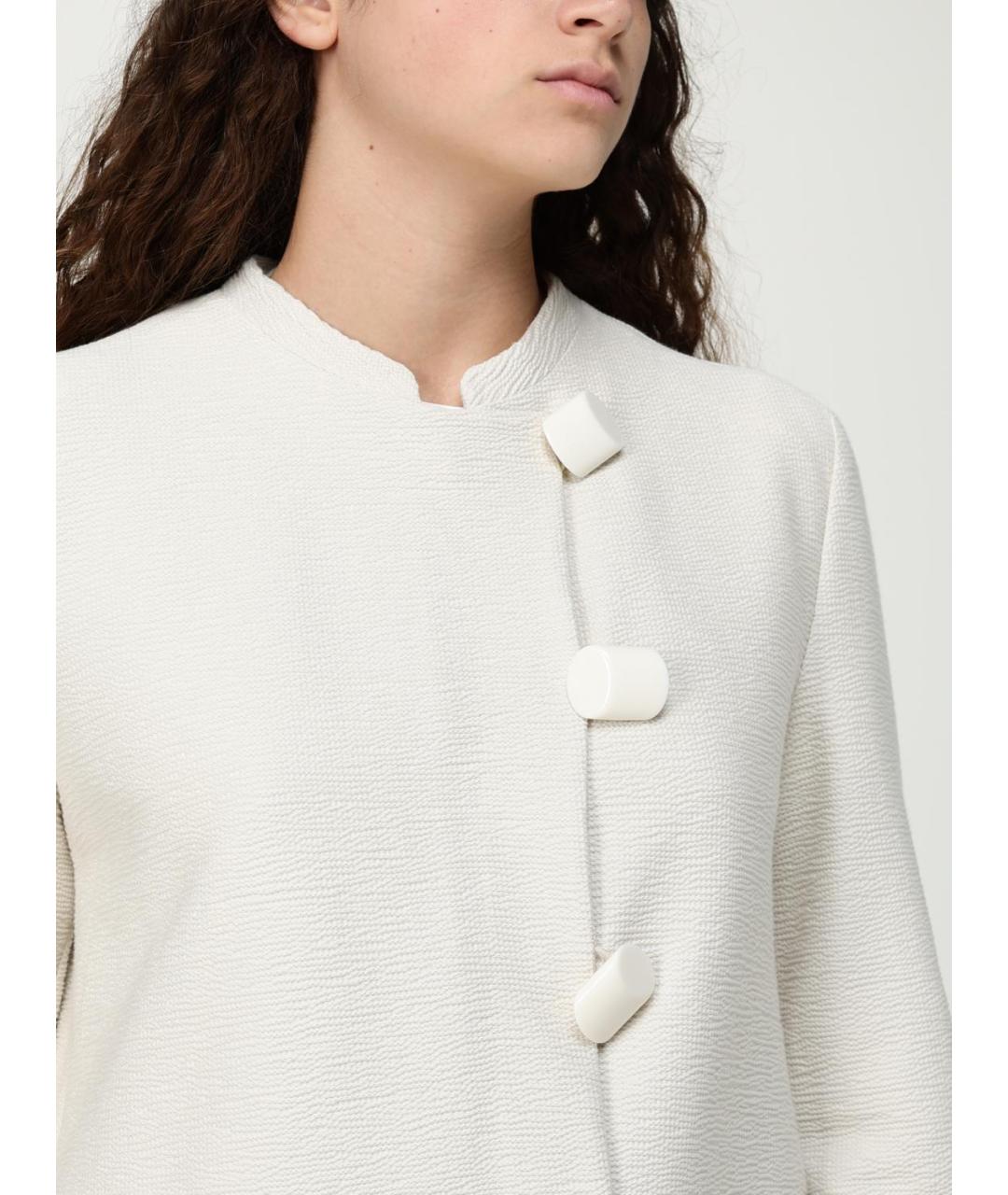 EMPORIO ARMANI Бежевый хлопковый жакет/пиджак, фото 5