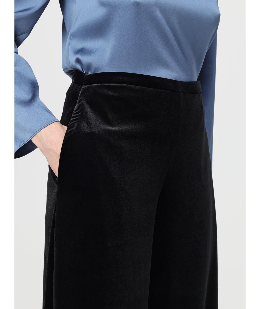 EMPORIO ARMANI Черные прямые брюки, фото 4