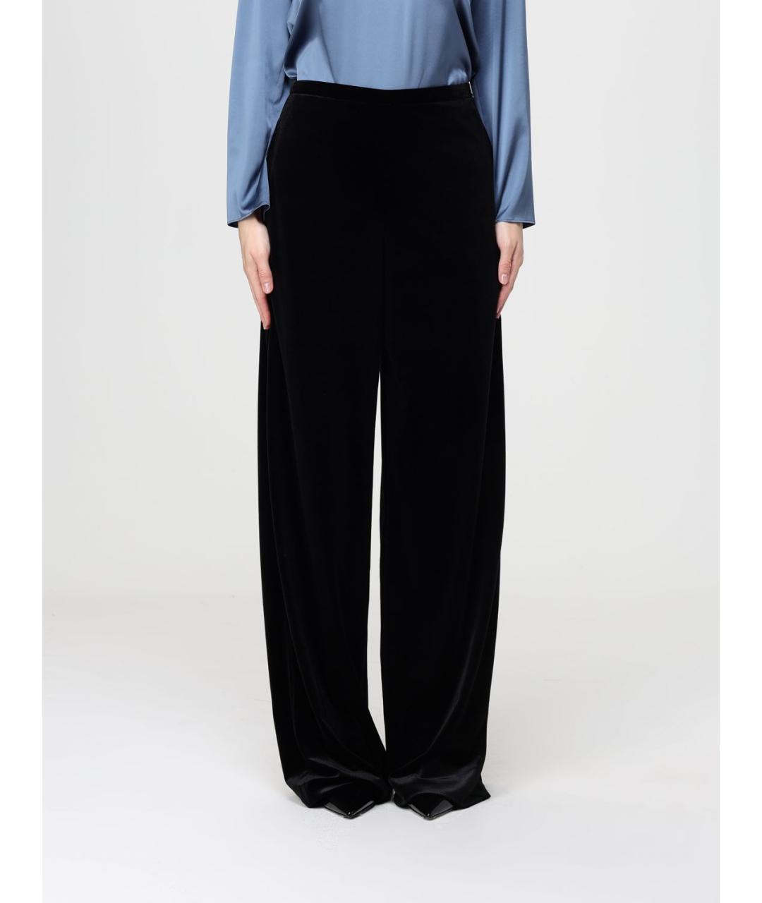 EMPORIO ARMANI Черные прямые брюки, фото 5