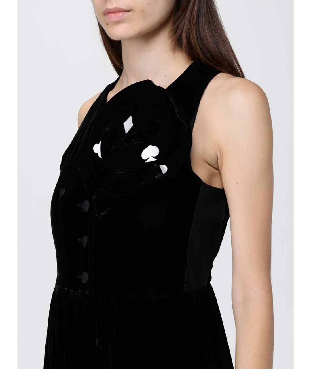 EMPORIO ARMANI Черный вискозный комбинезон, фото 3