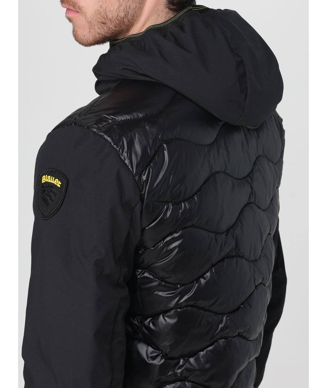 BLAUER Черная полиамидовая куртка, фото 4