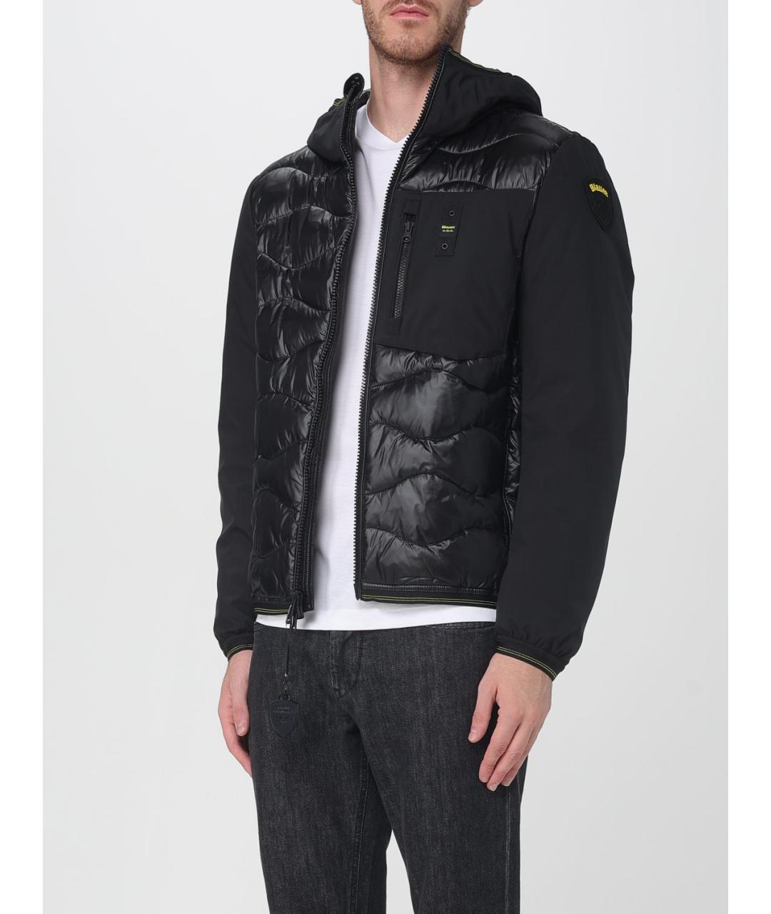 BLAUER Черная полиамидовая куртка, фото 3