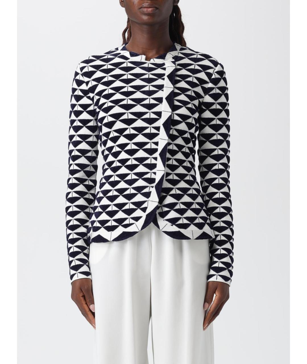 EMPORIO ARMANI Синий полиамидовый жакет/пиджак, фото 2