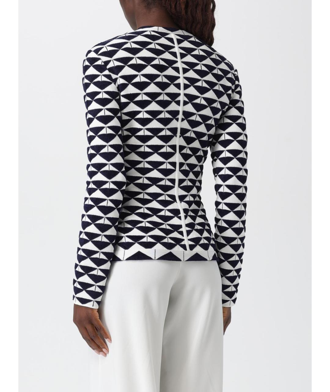 EMPORIO ARMANI Синий полиамидовый жакет/пиджак, фото 3