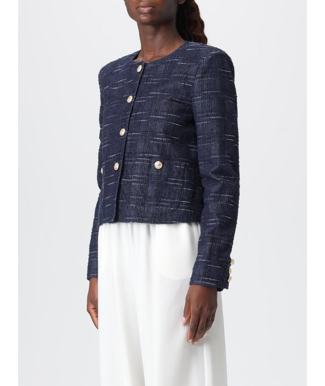 EMPORIO ARMANI Синяя хлопковая куртка, фото 4