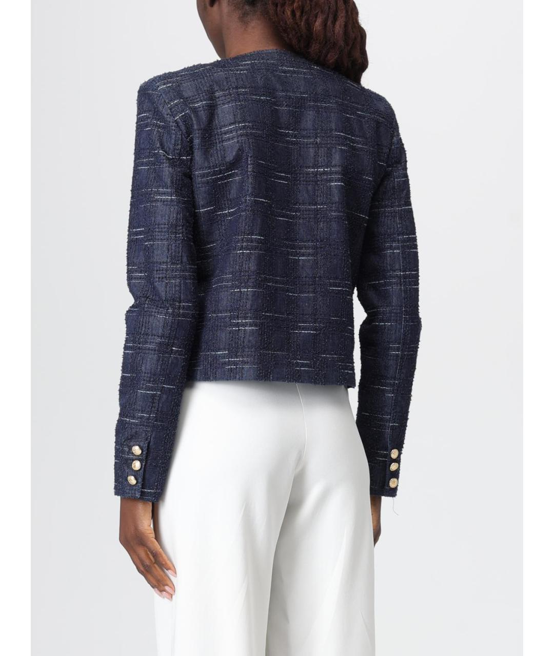 EMPORIO ARMANI Синяя хлопковая куртка, фото 3