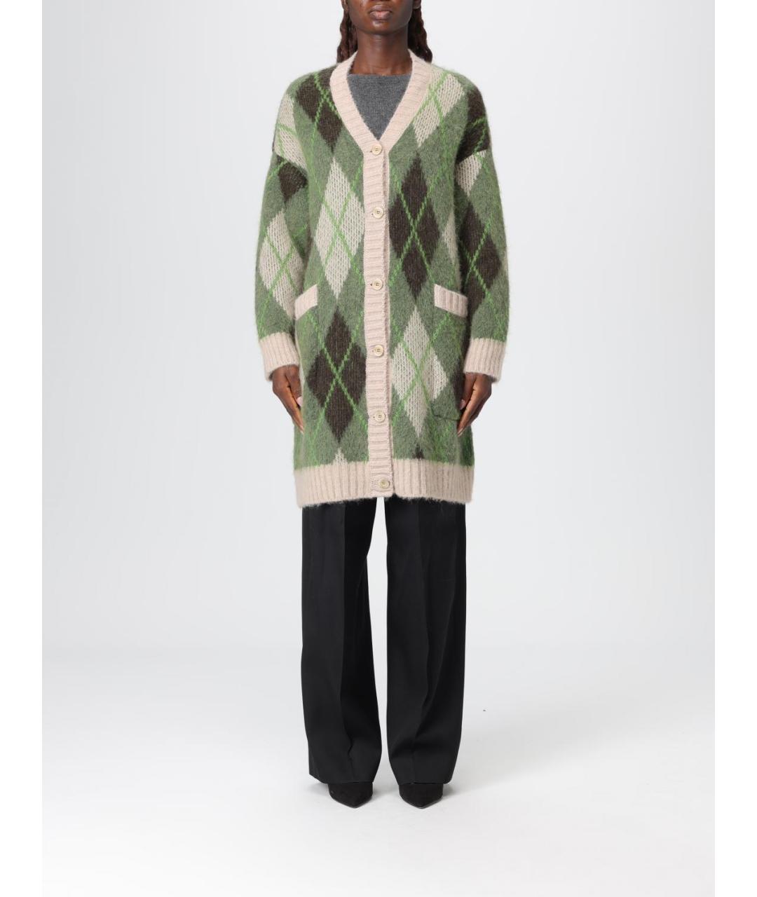 EMPORIO ARMANI Мульти шерстяной кардиган, фото 5