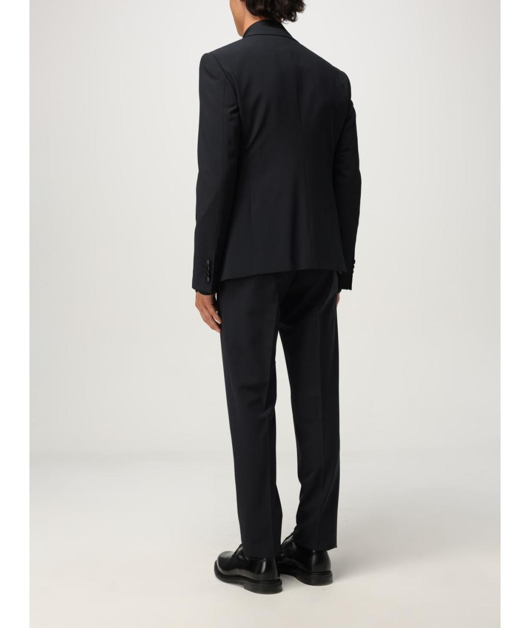 EMPORIO ARMANI Темно-синий вечерний костюм, фото 3