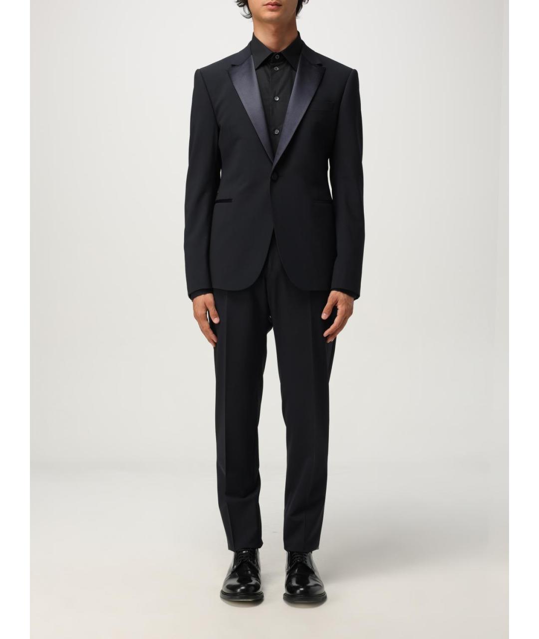 EMPORIO ARMANI Темно-синий вечерний костюм, фото 7