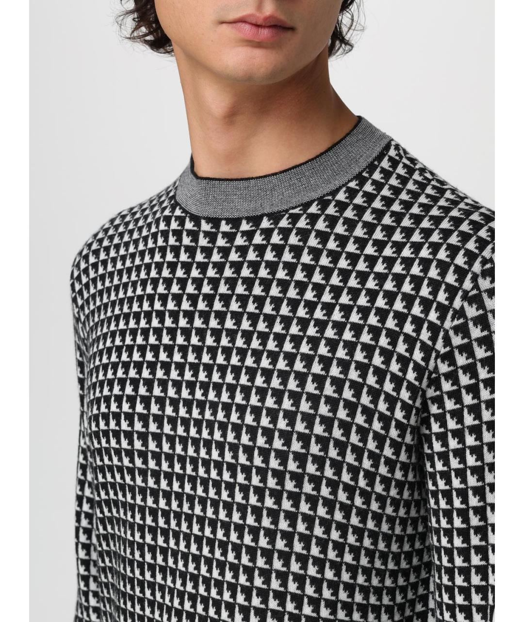 EMPORIO ARMANI Мульти шерстяной джемпер / свитер, фото 4