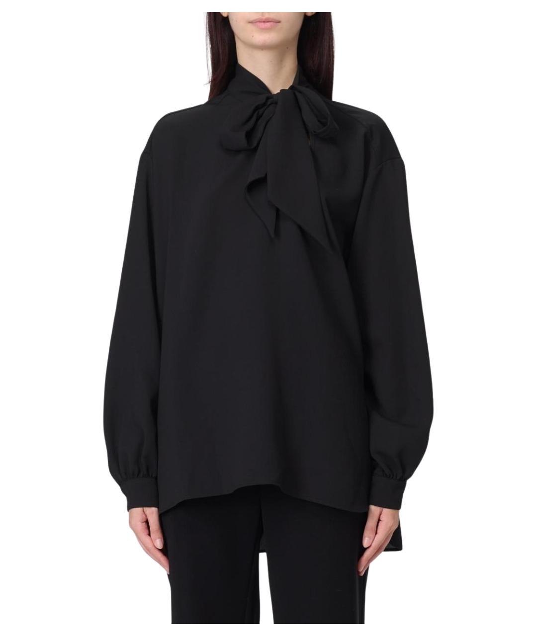 EMPORIO ARMANI Черная полиэстеровая блузы, фото 1