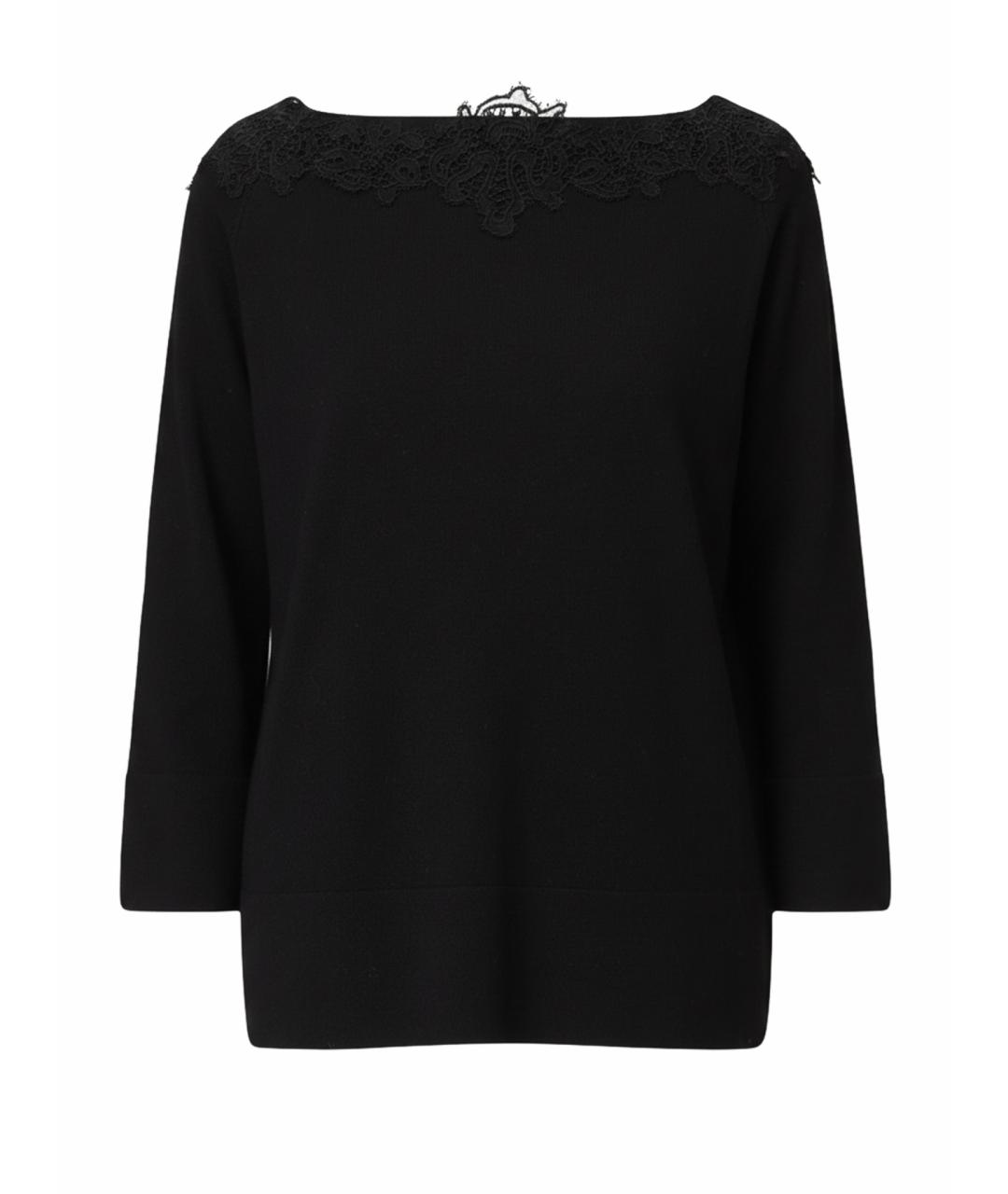 ERMANNO SCERVINO Черный джемпер / свитер, фото 1