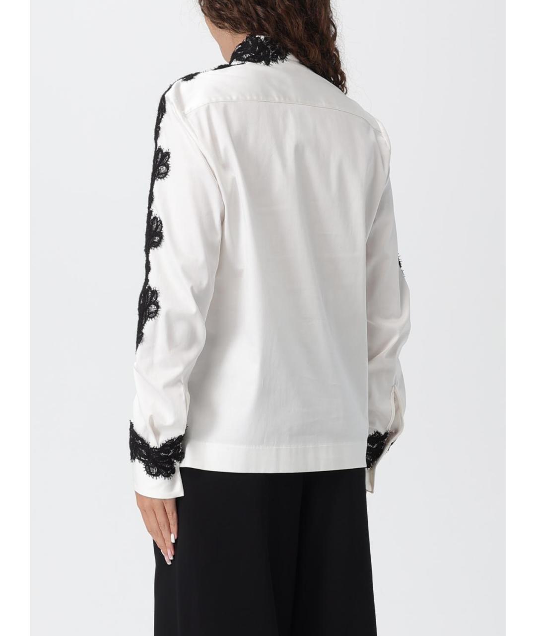 ERMANNO SCERVINO Белая хлопковая рубашка, фото 3