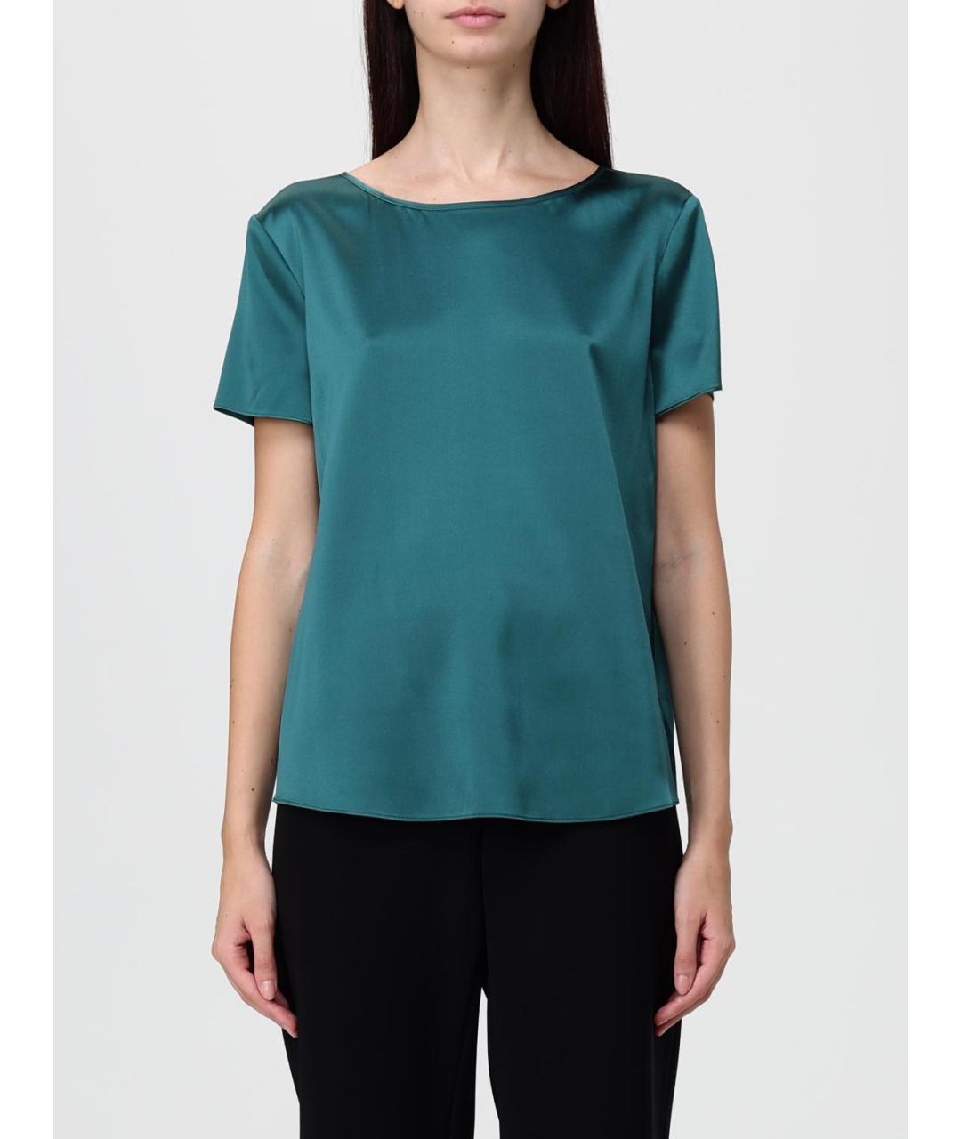 EMPORIO ARMANI Шелковая блузы, фото 4