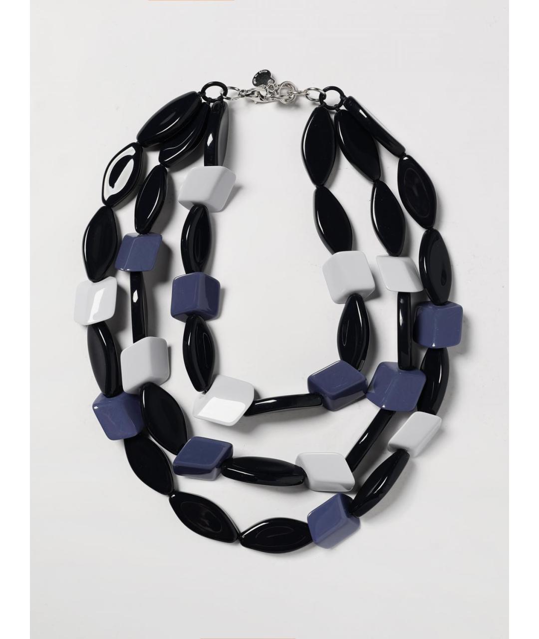 EMPORIO ARMANI Синее латунное колье, фото 3