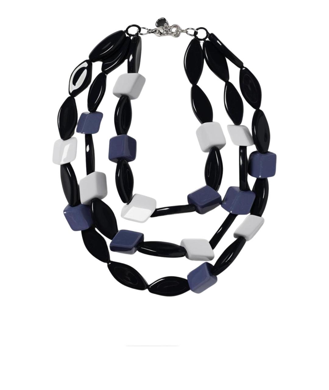 EMPORIO ARMANI Синее латунное колье, фото 1