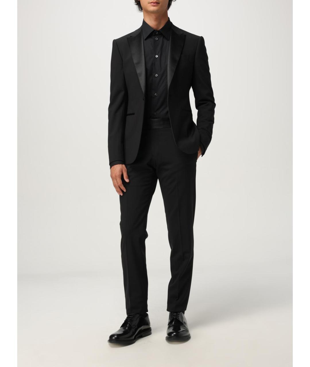 EMPORIO ARMANI Черный вечерний костюм, фото 2